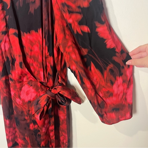 KOBI HALPERIN Halsey Floral-Print Midi Dress | medium - Picture 7 of 13